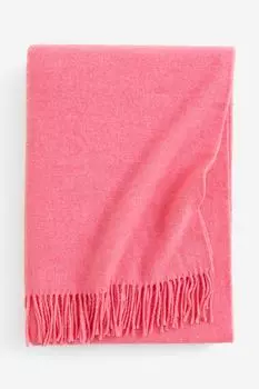 Плед H&M Home Wool-blend, розовый