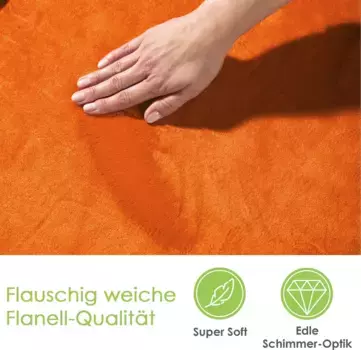 Плед Heimtexland, оранжевый