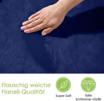 Плед Heimtexland, синий