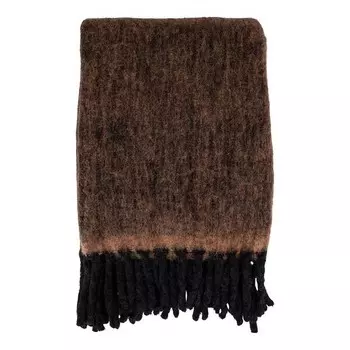 Плед House Nordic Carmel, 130x0,5x170 см, коричневый