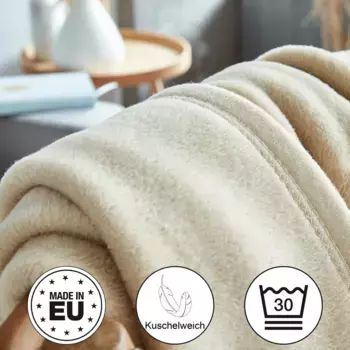 Плед Ibena, бежевый