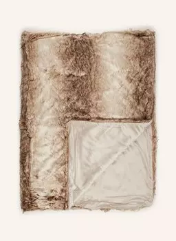 Плед из искусственного меха 150 х 200 см. Star Home, коричневый