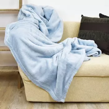 Плед из микрофлиса - Prime Daunex, небесно-голубой