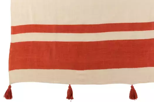 Плед J-Line, оранжевый