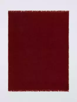 Плед John Lewis Chenille Weave, красный