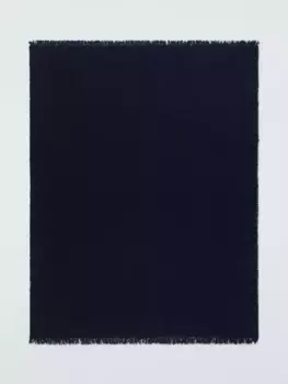 Плед John Lewis Chenille Weave, темно-синий