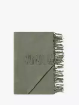 Плед John Lewis Plain Merino Wool, цвет myrtle/green