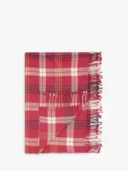Плед John Lewis Porth Check, красный