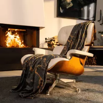 Плед Kayori, черный