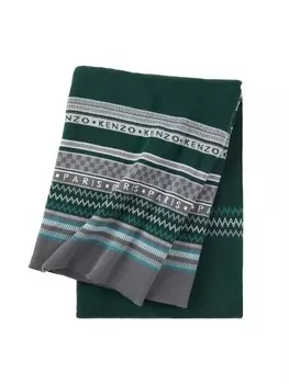 Плед KENZO Home Kjakado, зеленый