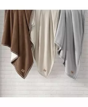 Плед Kirkwood UGGBraid, 50 x 70 дюймов UGG, серый