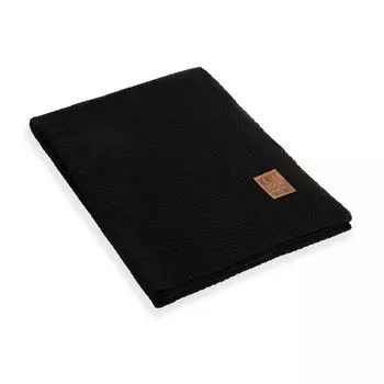 Плед Knit Factory Jesse - Черный - 160x130 см