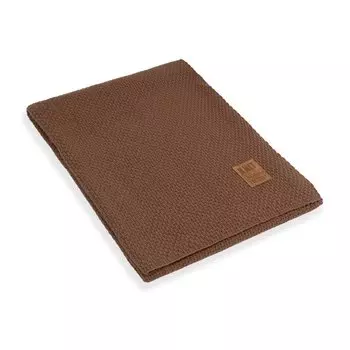 Плед Knit Factory Jesse - Табачный - 160x130 см, коричневый