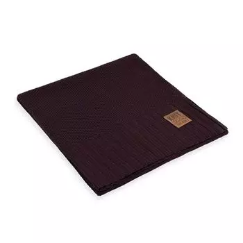 Плед Knit Factory Lynn - Баклажан - 160x130 см, фиолетовый