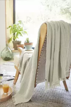 Плед L'effet papillon, зеленый