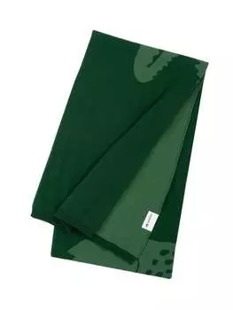 Плед Lacoste, зеленый