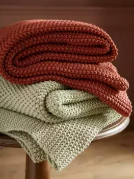 Плед Laura Ashley Parker, цвет orange/mid