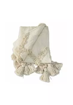 Плед Линарес кремовый Loberon, creme