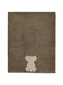 Плед Maryplaid Embroidered Dog Fleece 6M34018 150Х180, серо-коричневый