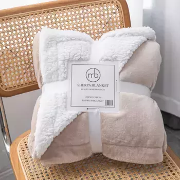 Плед Mixibaby, бежевый