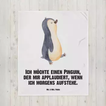 Плед Mr. & Mrs. Panda, белый