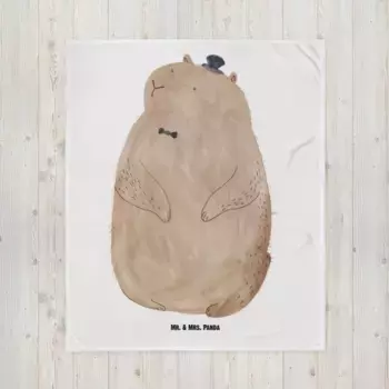 Плед Mr. & Mrs. Panda, белый