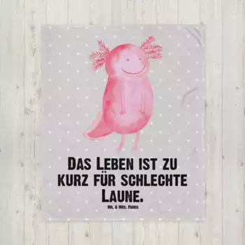 Плед Mr. & Mrs. Panda, серый