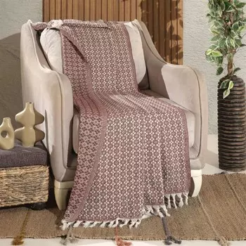 Плед на мягкий диван Evideoa - Плитка - 130x150 см Evidea