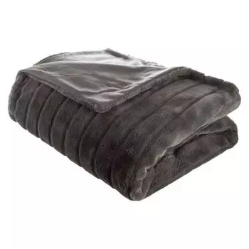 Плед "Оллис" терракотово-розовый - 180х230 см - Atmosphera crateur d'interieur Atmosphera Crateur d'intrieur, серый