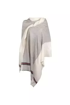 Плед «Пиксель» из кашемира и шерсти мериноса Pure Luxuries London, белый