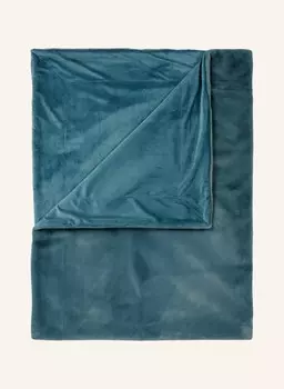 Плед пушистый Essenza, синий