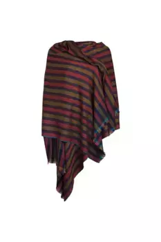 Плед Ratio из кашемира и шерсти мериноса Pure Luxuries London, синий