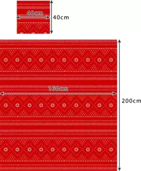 Плед Ruhhy, красный