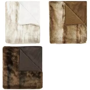 Плед с френдзлами белый 130x170 см 2Lif