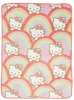 Плед Sanrio Hello Kitty Rainbow Silk Touch