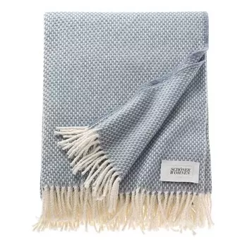 Плед Schner Wohnen Kollektion SW-Zen, 200 см, светло-голубой