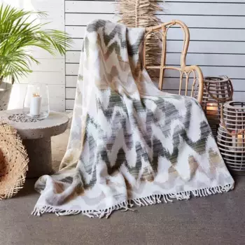 Плед Sei Design, бежевый