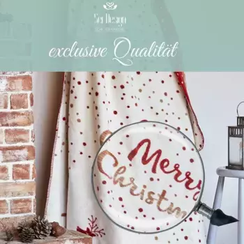 Плед Sei Design, красный