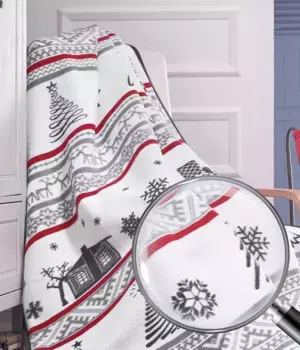 Плед Sei Design, серый