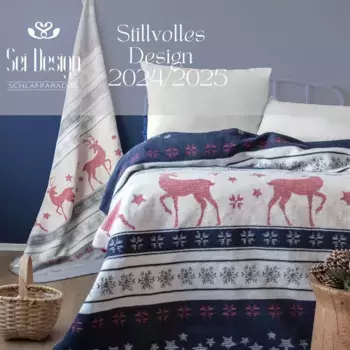 Плед Sei Design, синий