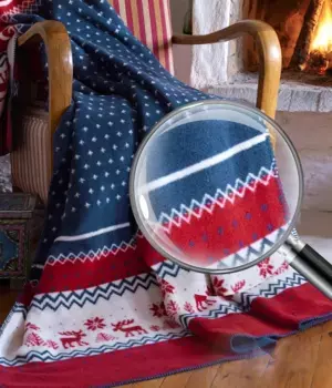 Плед Sei Design, синий