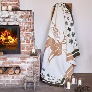 Плед Sei Design, золотой