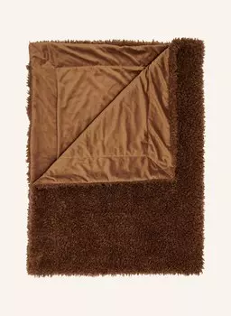 Плед Шелли Essenza, коричневый