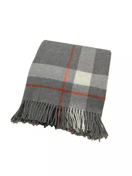 Плед Somma Hudson Merino Wool With Fringe, 130190 см, серый