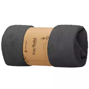 Плед Springos, темно-серый