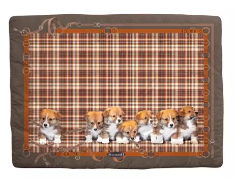 Плед стеганый Caleffi Cuccioli Combed Cotton 130170, коричневый