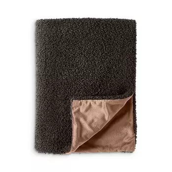 Плед Тедди из коллекции Hudson Park Hudson Park Collection, коричневый