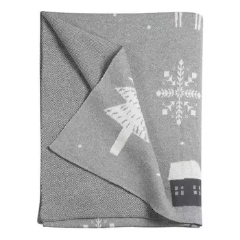 Плед Tom Tailor Scandinavian, 170 см, серый