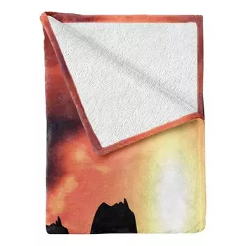 Плед twentyfour Afrika, 175 см цвет dunkle koralle/siegelbraun