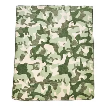 Плед twentyfour Camouflage, 200 см цвет grn/creme